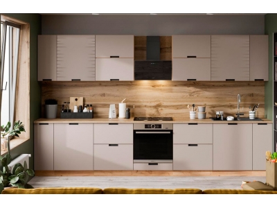 Кухня 3.6 метра "Сахара" латте Кухня 3.6 метра "Сахара" латте