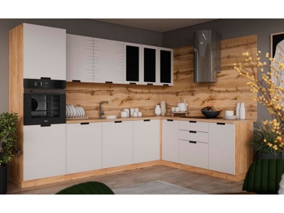 Угловая кухня 300х210 "Сахара" Угловая кухня 300х210 "Сахара"