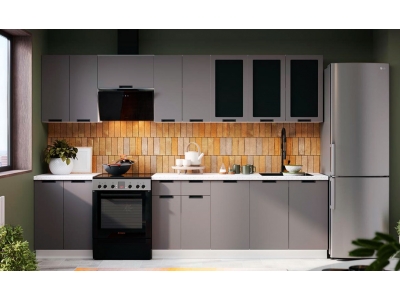 Кухонный гарнитур 3 метра "Сахара" Кухонный гарнитур 3 метра "Сахара"