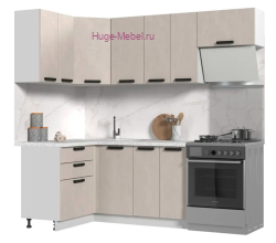 Угловой кухонный гарнитур 220х120 "Пасаденна"