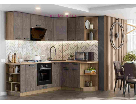 Угловая кухня 220х150 "Пасаденна"