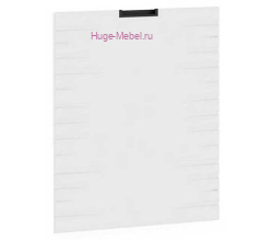 Фасад для посудомоечной машины 600 мм Ф-105 холст белый с фрезеровкой (Сахара)