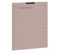 Фасад для посудомоечной машины 600 мм Ф-105 холст латте с фрезеровкой (Сахара)