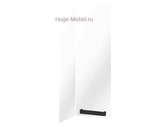 Кухонный фасад Ф-128 белый бриллиант (Пасаденна)