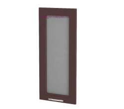 Кухонный фасад Ф-25 шоколад глянец (Ксения)