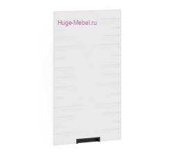 Кухонный фасад Ф-261 холст белый с фрезеровкой (Сахара)