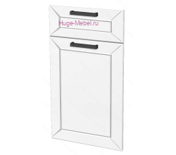 Кухонный фасад Ф-21 холст белый (Альфа)