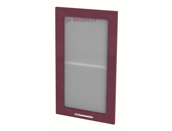 Кухонный фасад Ф-235 бордо глянец (Ксения)