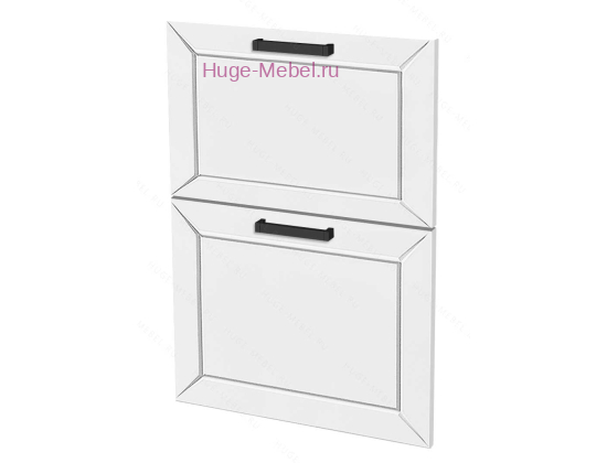 Кухонный фасад Ф-52 холст белый (Альфа)