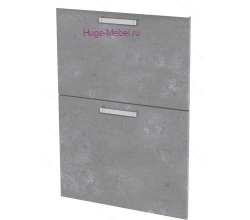 Кухонный фасад Ф-52 бетон темный (Бетон)