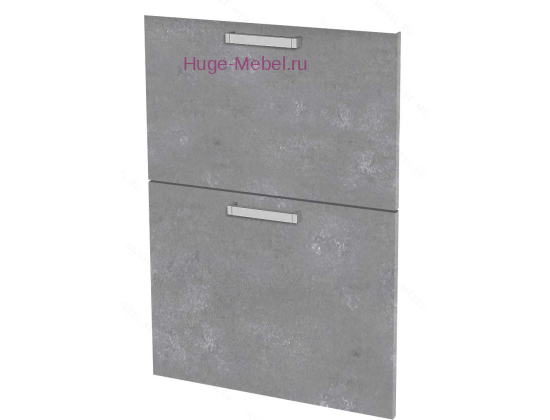 Кухонный фасад Ф-52 бетон темный (Бетон)