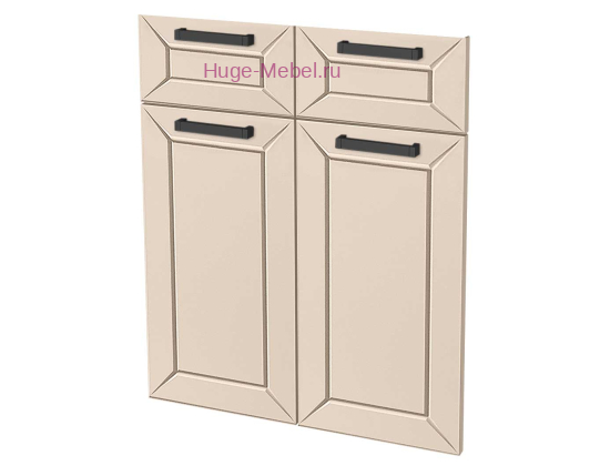 Кухонный фасад Ф-51-М холст брюле (Альфа)