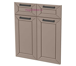 Кухонный фасад Ф-51-М холст латте (Альфа)