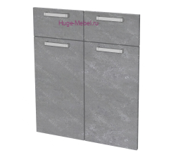 Кухонный фасад Ф-41-М бетон темный (Бетон)