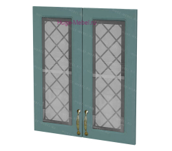 Кухонный фасад Ф-245 дуб бирюза (Модена)