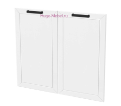 Кухонный фасад Ф-240 холст белый (Альфа)