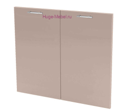 Кухонный фасад Ф-240 кофе с молоком глянец (Ксения)