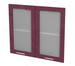 Кухонный фасад Ф-255 бордо глянец (Ксения)