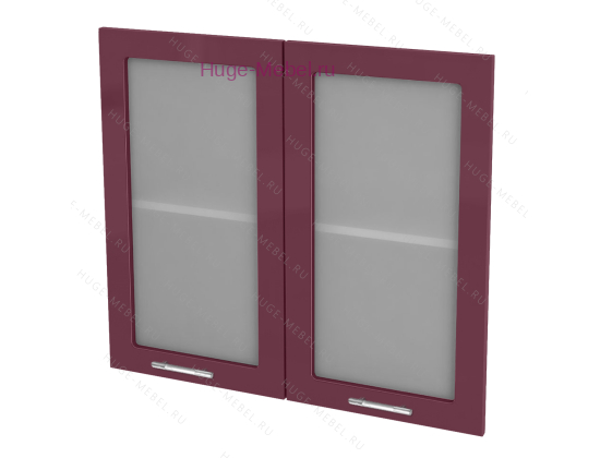 Кухонный фасад Ф-255 бордо глянец (Ксения)