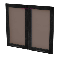 Кухонный фасад Ф-245 бетон графит (Пасаденна)