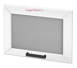 Кухонный фасад Ф-86 холст белый (Альфа)