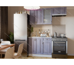Маленькая кухня "Юлия 1.6 метра сандал серый"