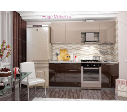 Кухня 2 метра "Ксения кофе +шоколад"