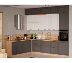 Угловая кухня 300х220 "Мария" высотой 270 см