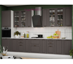 Кухня 3.8 метра "Мария" графит