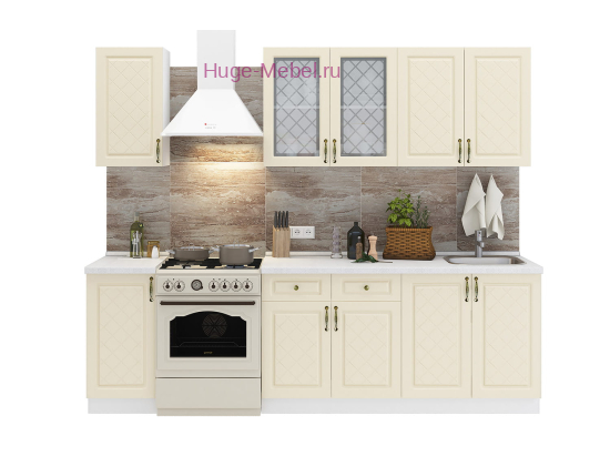 Кухня 2 метра "Модена ваниль"