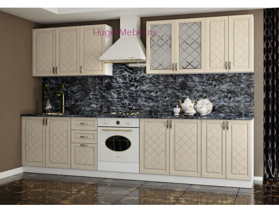 Кухня 2.6 метра "Модена ваниль"