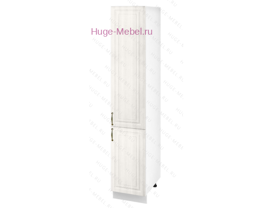 Кухонный пенал напольный 400 Юлия (сандал белый)