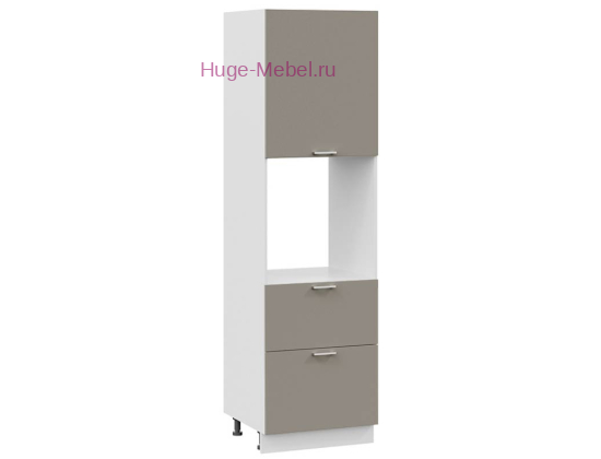 Пенал кухонный с нишей и ящиками 600 Катрин (циркон)