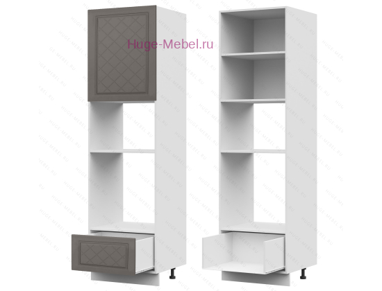 Пенал кухонный для встраиваемой техники 600 Модена (дуб серый)