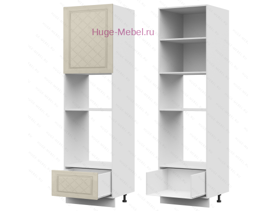 Пенал кухонный для встраиваемой техники 600 Модена (дуб ваниль)