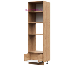 Корпус кухонного пенала для встраиваемой техники 600х2140 ПВ (дуб крафт)