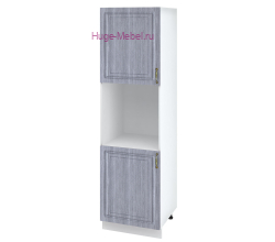 Пенал кухонный напольный с нишей 600 Юлия (сандал серый)