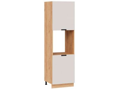 Пенал кухонный напольный с нишей 600 Сахара (мокко) корпус крафт Пенал кухонный напольный с нишей 600 Сахара (мокко) корпус крафт