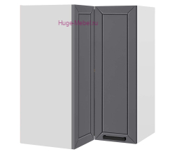 Угловой шкаф верхний прямой 600 Альфа (вулкан)