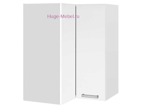 Угловой шкаф верхний прямой 600 Катрин (софт вайт)