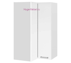 Угловой шкаф верхний прямой высокий 600 Катрин (софт вайт)