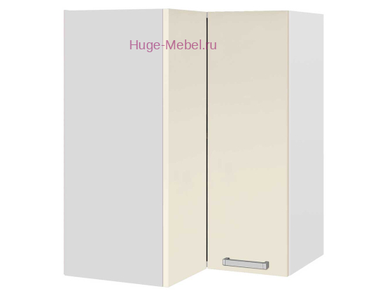 Угловой шкаф верхний прямой 600 Катрин (крем)
