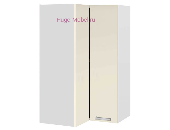 Угловой шкаф верхний прямой высокий 600 Катрин (крем)