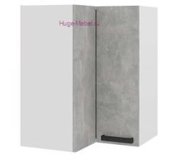 Угловой шкаф верхний прямой 600 Пасаденна (ателье светлое)