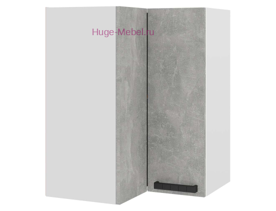 Угловой шкаф верхний прямой 600 Пасаденна (ателье светлое)