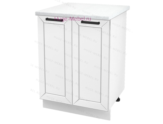 Шкаф кухонный нижний 600 Альфа (белый)