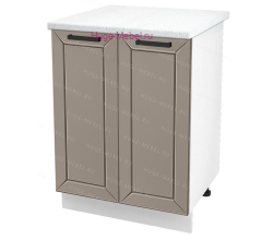 Шкаф кухонный нижний 600 Альфа (латте)