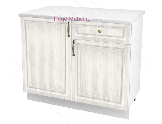 Нижний кухонный шкаф с ящиком  1000 Юлия (сандал белый)
