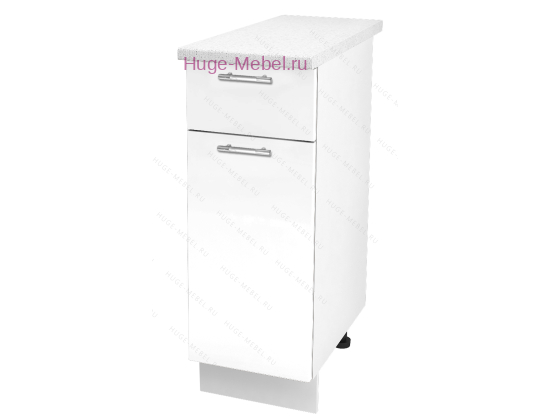 Нижний кухонный шкаф с ящиком  300 Ксения (белый)