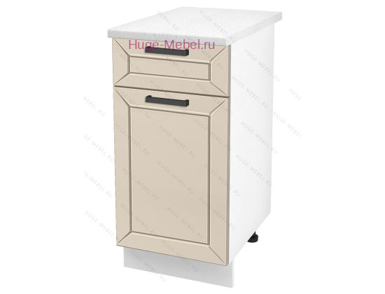 Нижний кухонный шкаф с ящиком  400 Альфа (брюле)